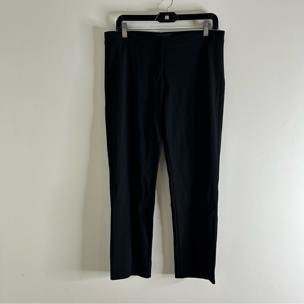 Derek Lam Women's Flat Front Straight Leg Dress Pants Black Size 8 Career Office